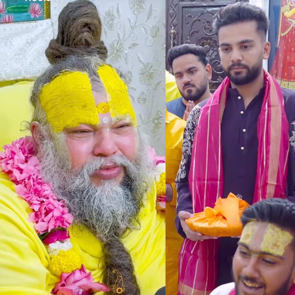 Elvish Yadav Meets Premanand Ji Maharaj