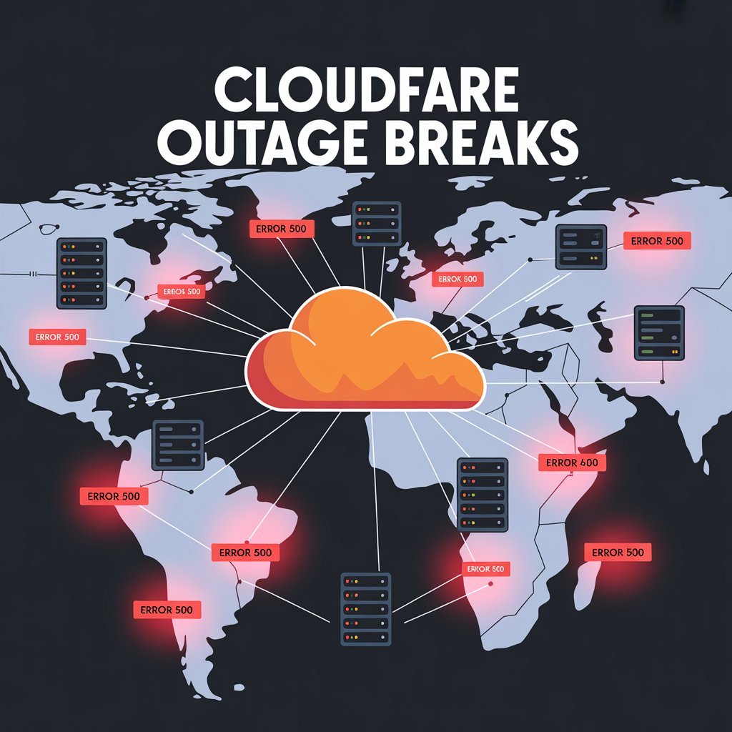 Cloudflare Outage Disrupts Major Platforms Worldwide | Shopify, ChatGPT, X, Spotify Hit